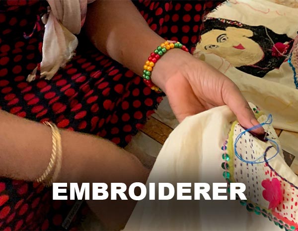 Embroidery artist [ Occupation | Occupation ]